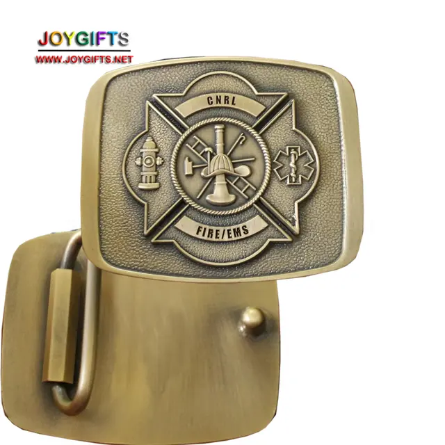 Firefighter Western Belt Buckle