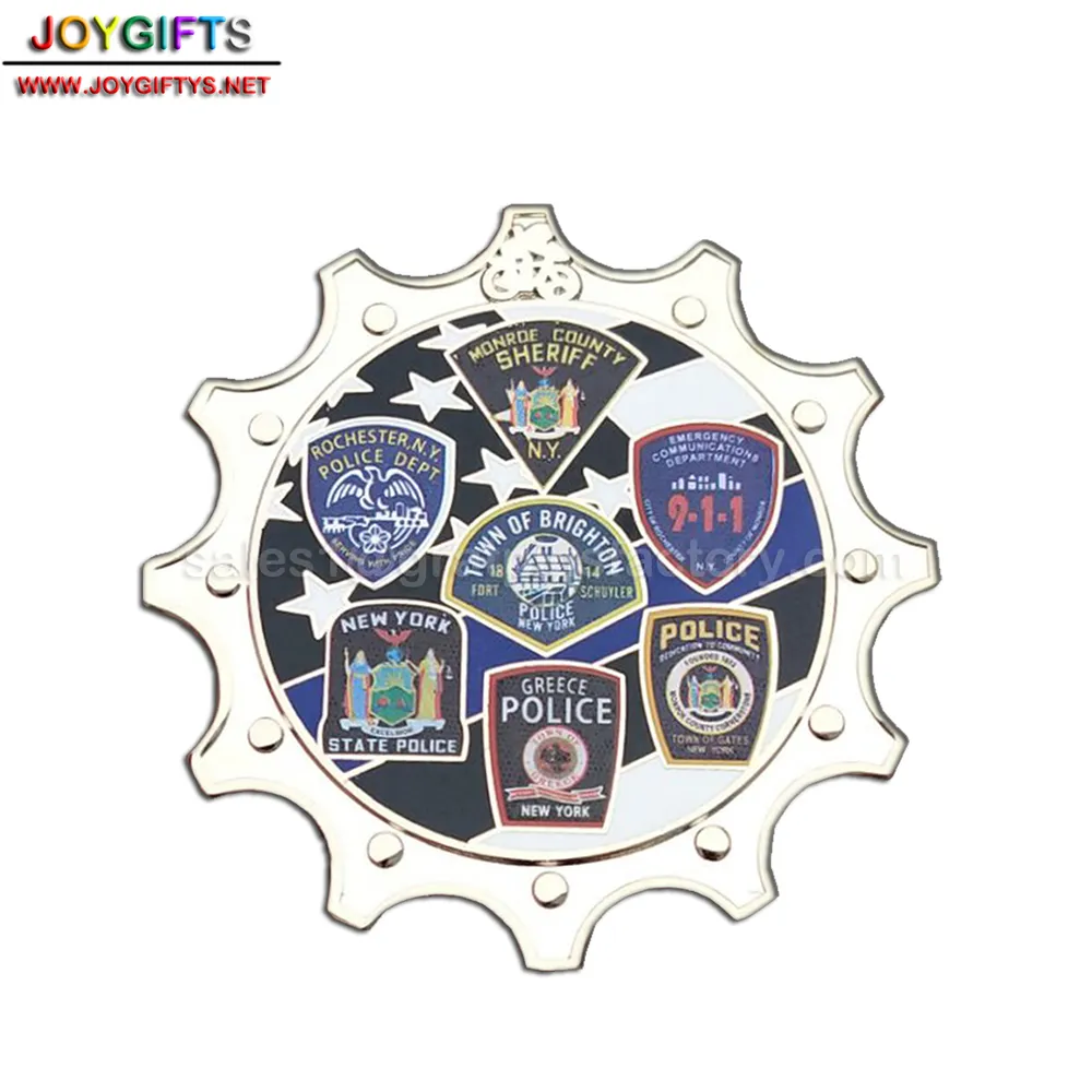 Police Unity Tour Challenge Coin — view 4