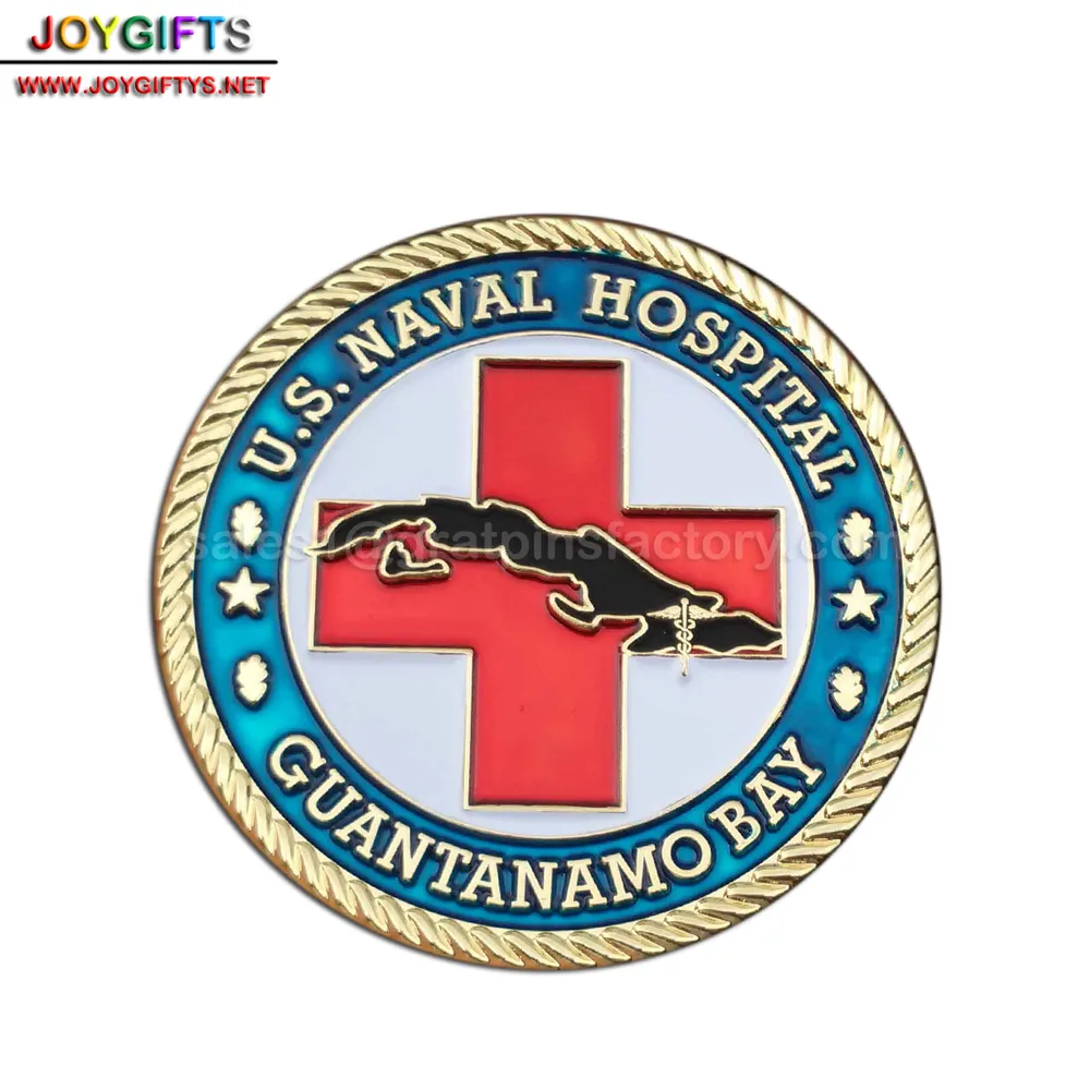 Red Cross Challenge Coin — view 2