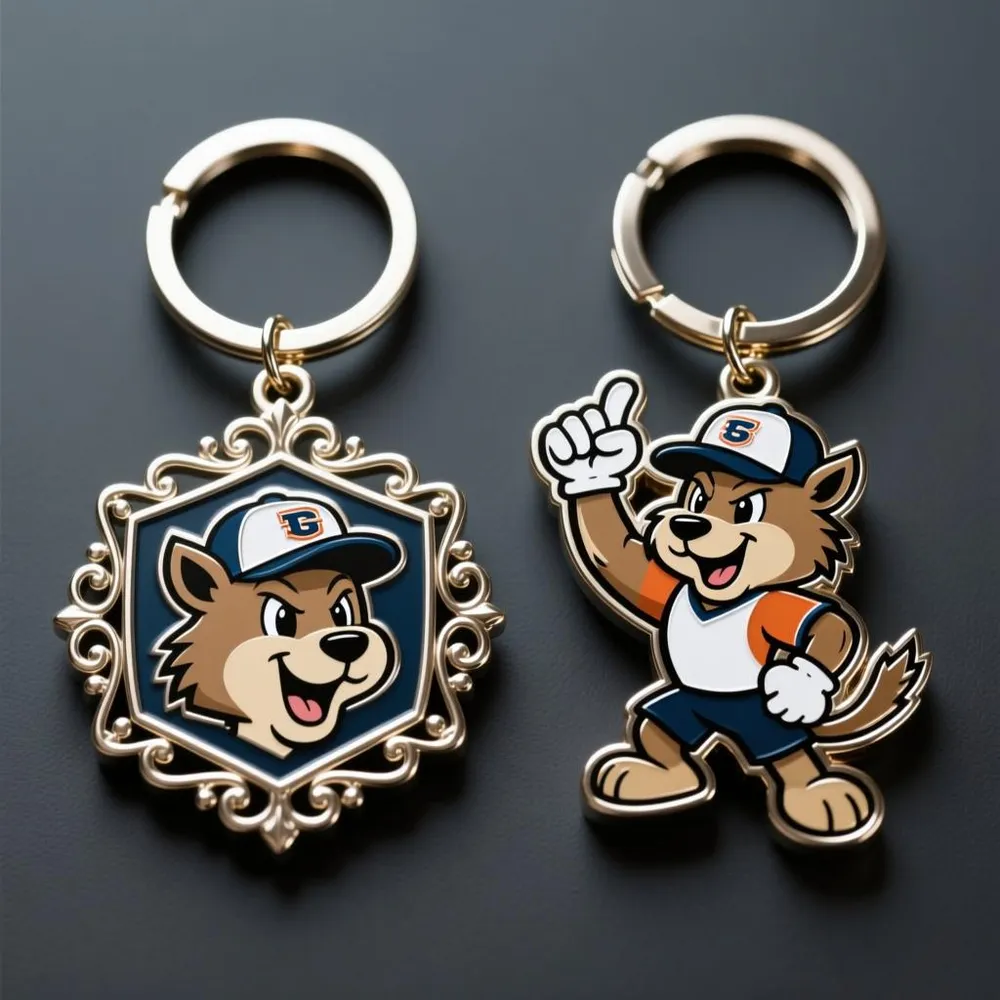 Sports Team Mascot Keychain