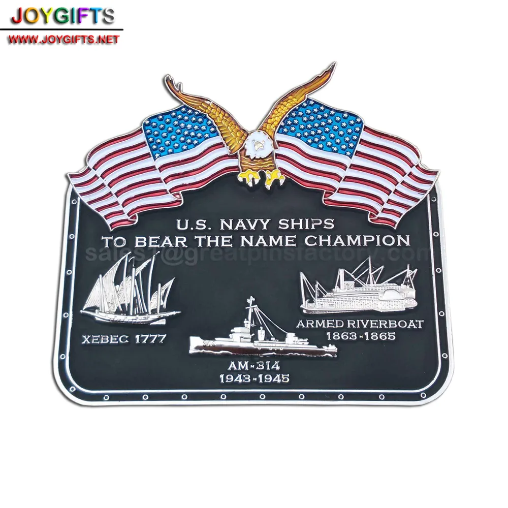 USA Flag Challenge Coin — view 2